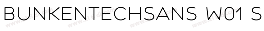 bunkentechsans w01 s字体转换